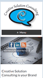 Mobile Screenshot of creativesolutionconsulting.com